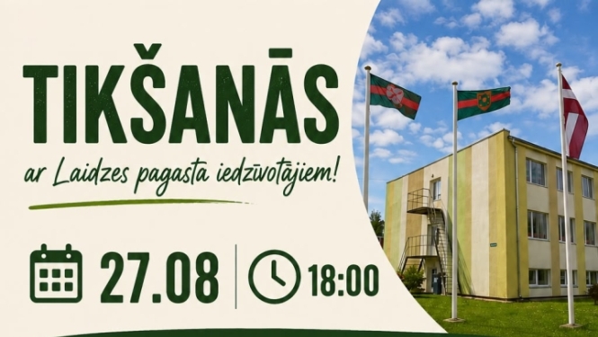 Tikšanās ar Laidzes pagasta iedzīvotājiem!