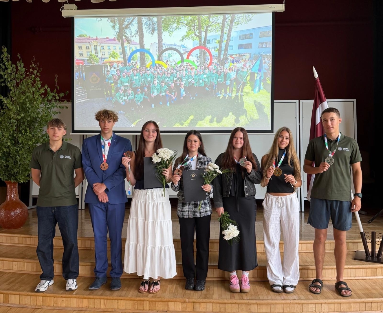 Jauniešu olimpiādes godināšana