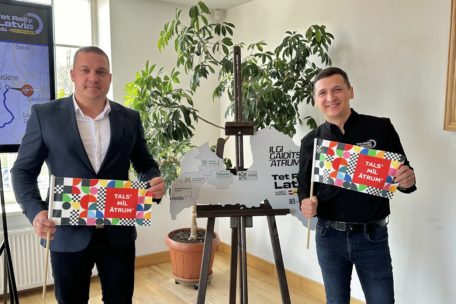 FIA pasaules rallija čempionāta (WRC) posma „Tet Rally Latvia” preses konference