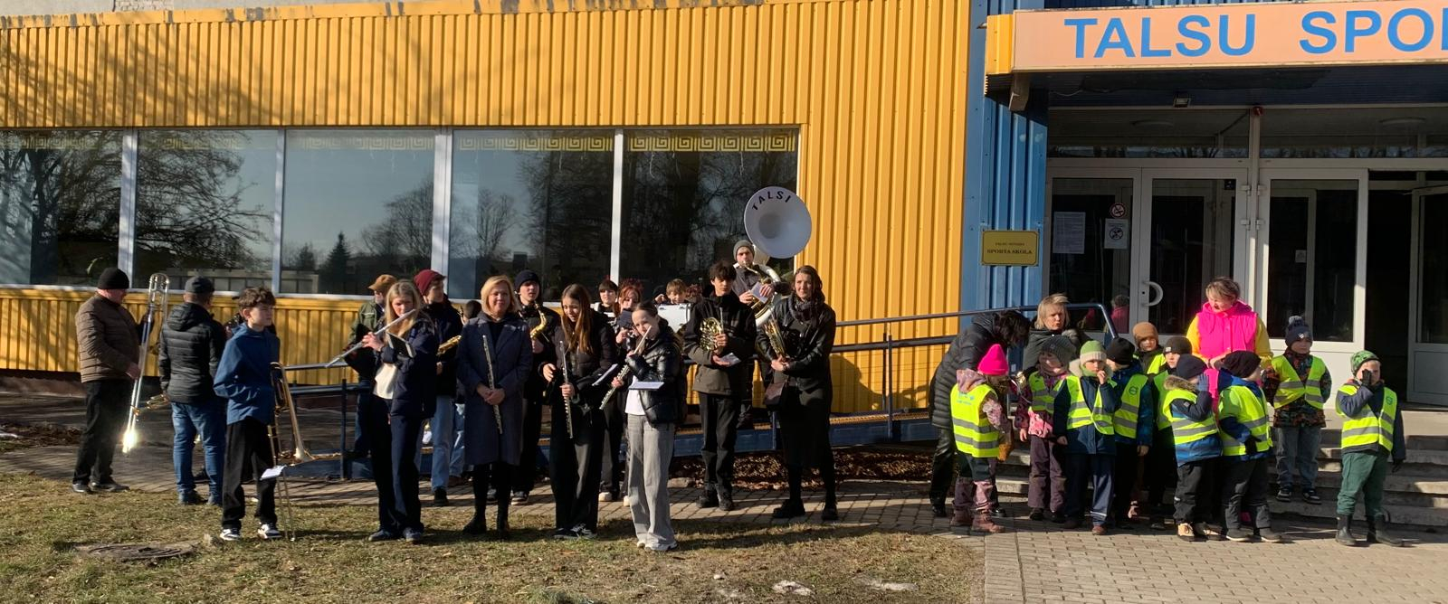 Pasaules junioru čempionāta biatlonā dalībnieku sagaidīšana