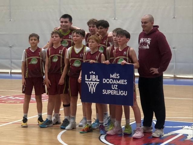 U13 basketbolisti iekļūst Superlīgā