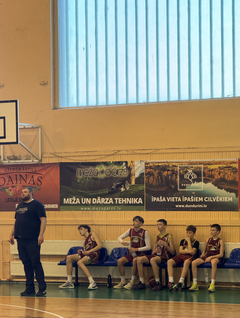 U14 basketbola spēle Talsos