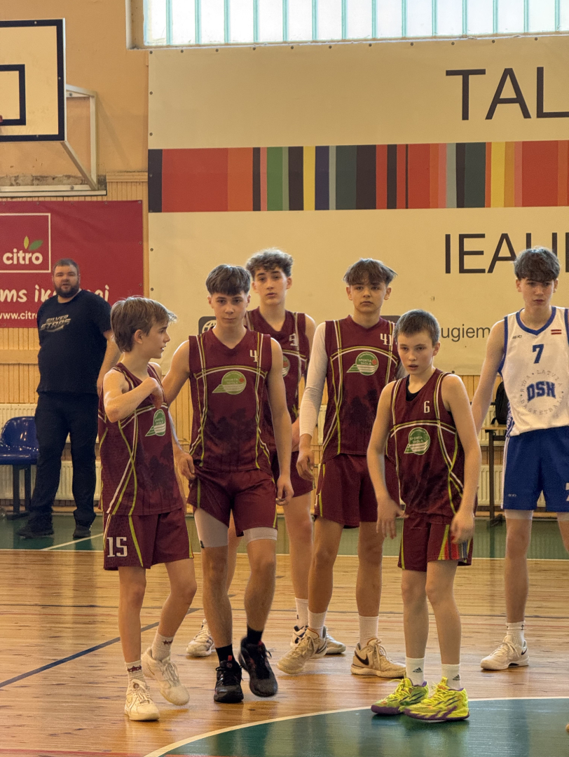 U14 basketbola spēle Talsos