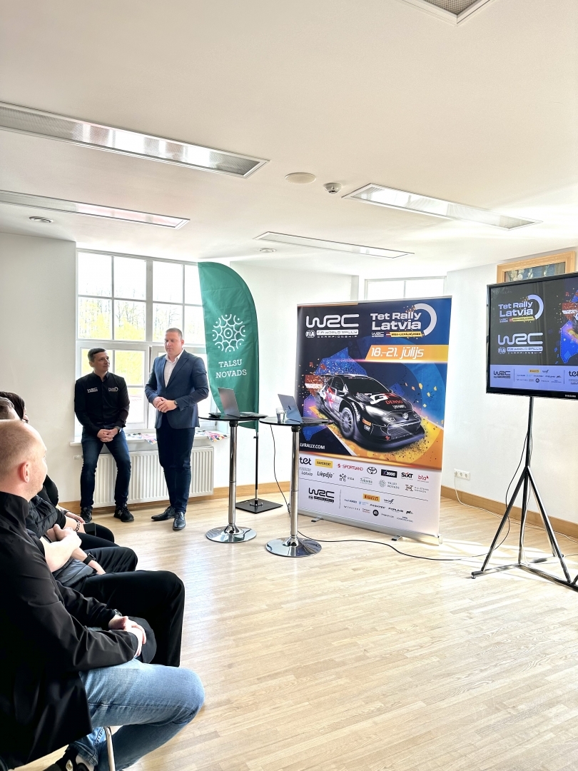 FIA pasaules rallija čempionāta (WRC) posma „Tet Rally Latvia” preses konference