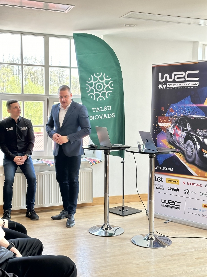 FIA pasaules rallija čempionāta (WRC) posma „Tet Rally Latvia” preses konference