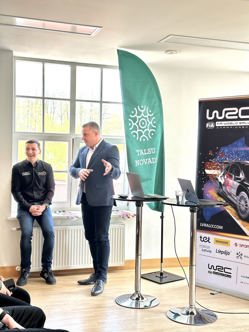 FIA pasaules rallija čempionāta (WRC) posma „Tet Rally Latvia” preses konference