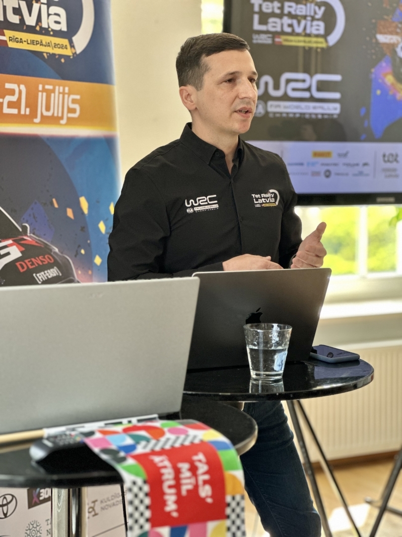 FIA pasaules rallija čempionāta (WRC) posma „Tet Rally Latvia” preses konference