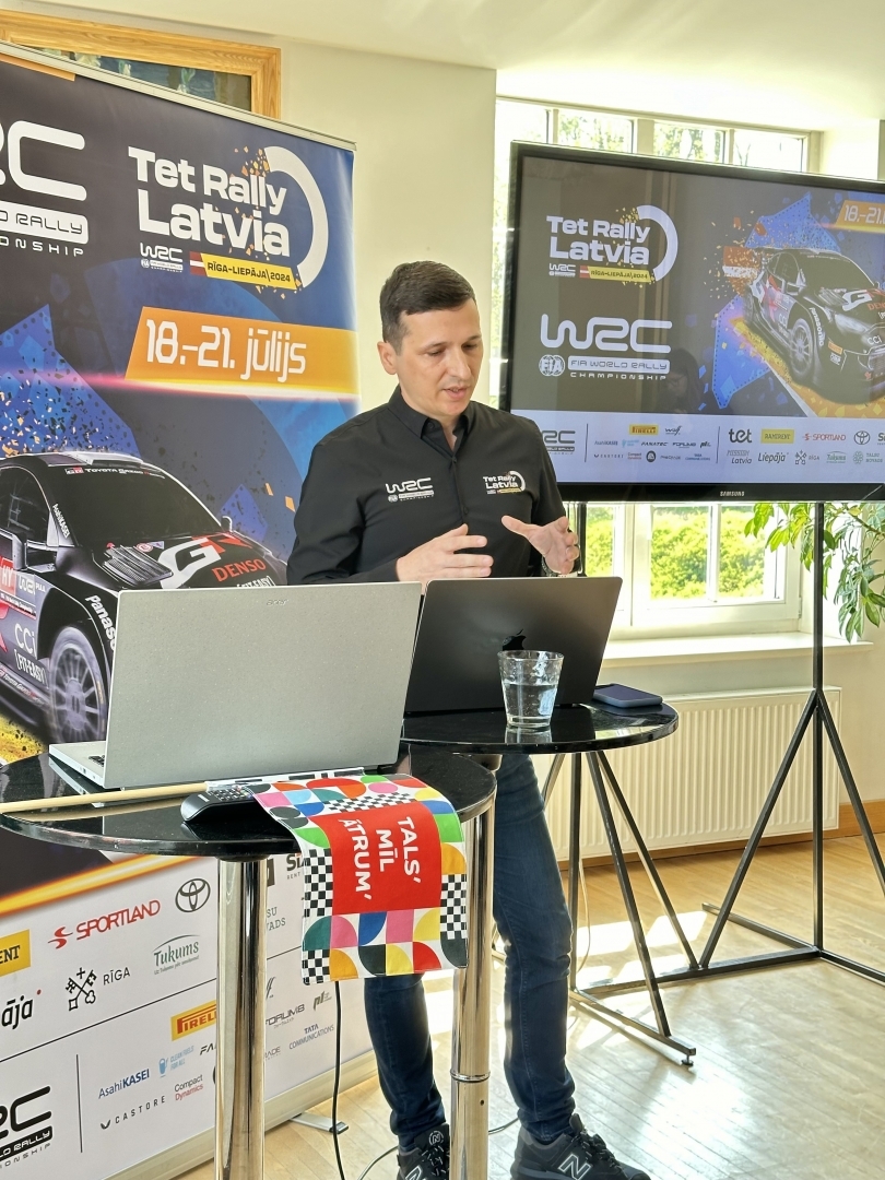 FIA pasaules rallija čempionāta (WRC) posma „Tet Rally Latvia” preses konference