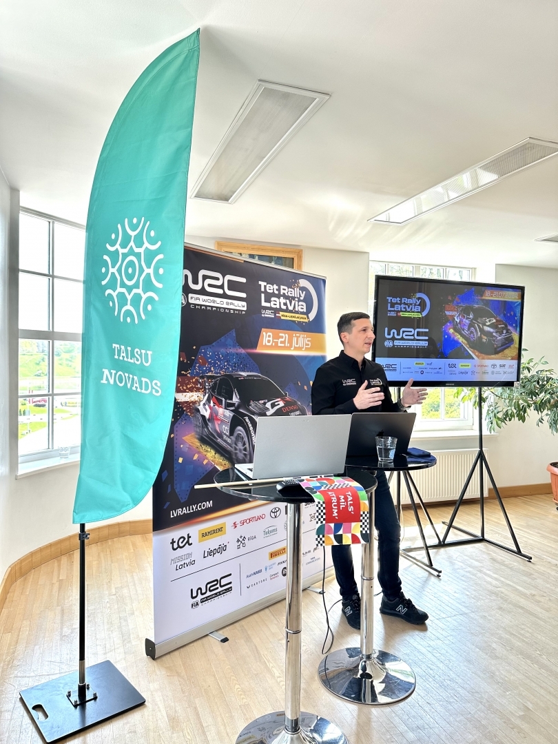 FIA pasaules rallija čempionāta (WRC) posma „Tet Rally Latvia” preses konference