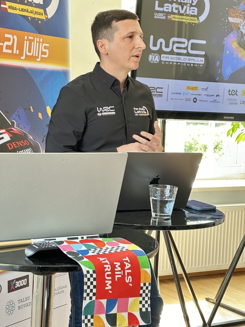 FIA pasaules rallija čempionāta (WRC) posma „Tet Rally Latvia” preses konference