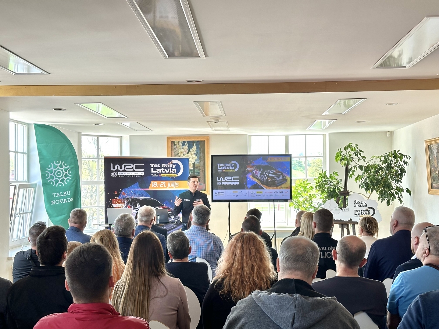 FIA pasaules rallija čempionāta (WRC) posma „Tet Rally Latvia” preses konference