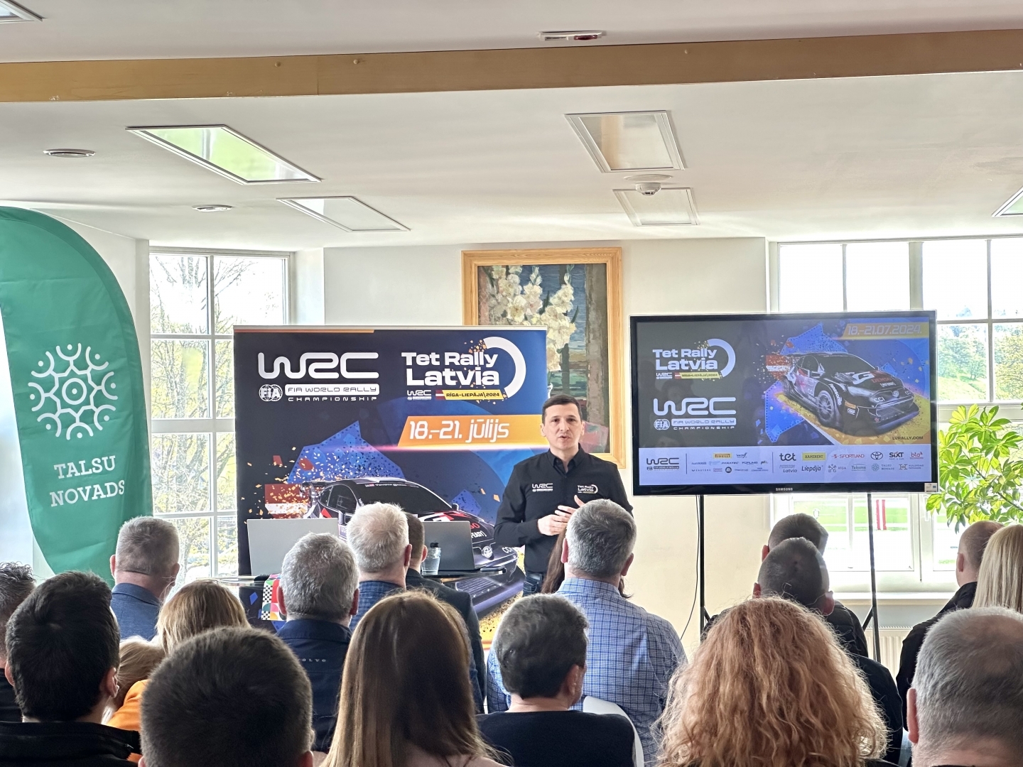 FIA pasaules rallija čempionāta (WRC) posma „Tet Rally Latvia” preses konference