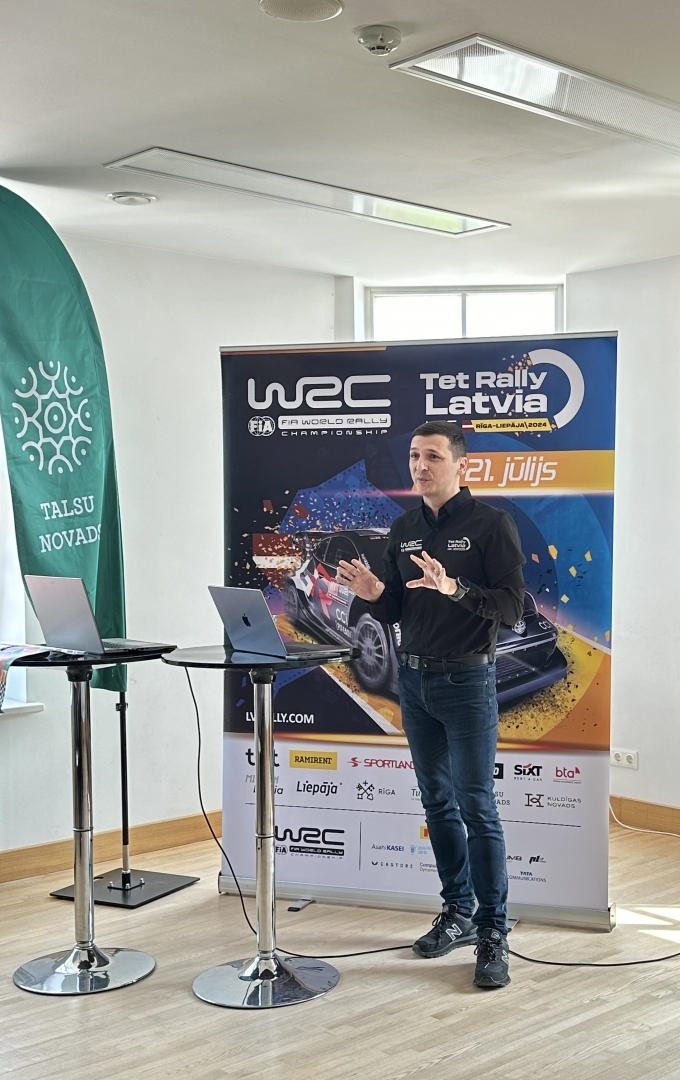 FIA pasaules rallija čempionāta (WRC) posma „Tet Rally Latvia” preses konference
