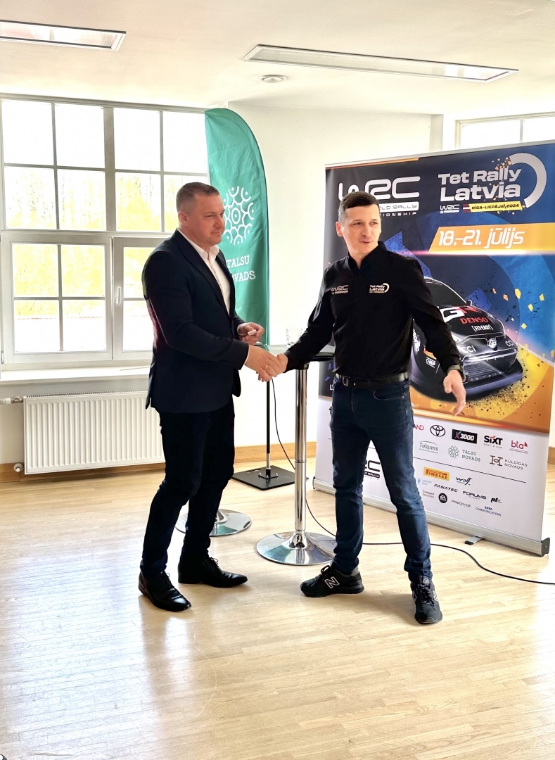 FIA pasaules rallija čempionāta (WRC) posma „Tet Rally Latvia” preses konference