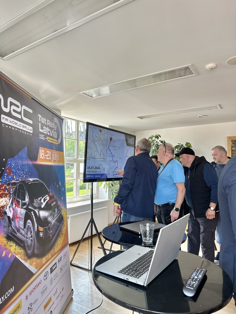 FIA pasaules rallija čempionāta (WRC) posma „Tet Rally Latvia” preses konference