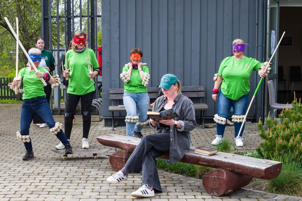 Dienvidkurzemes novada bibliotēkas komanda „Drosmīgie katalogu nindzjas”