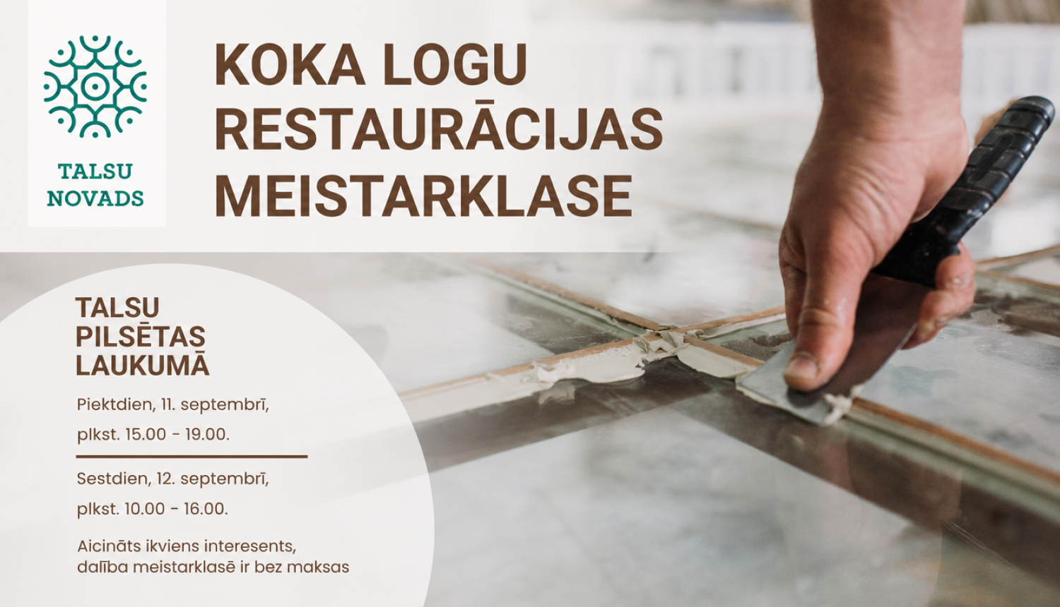 Koka restaurācijas meistarklase