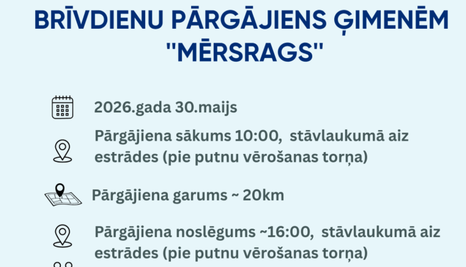 Pārgājiens Mērsragā