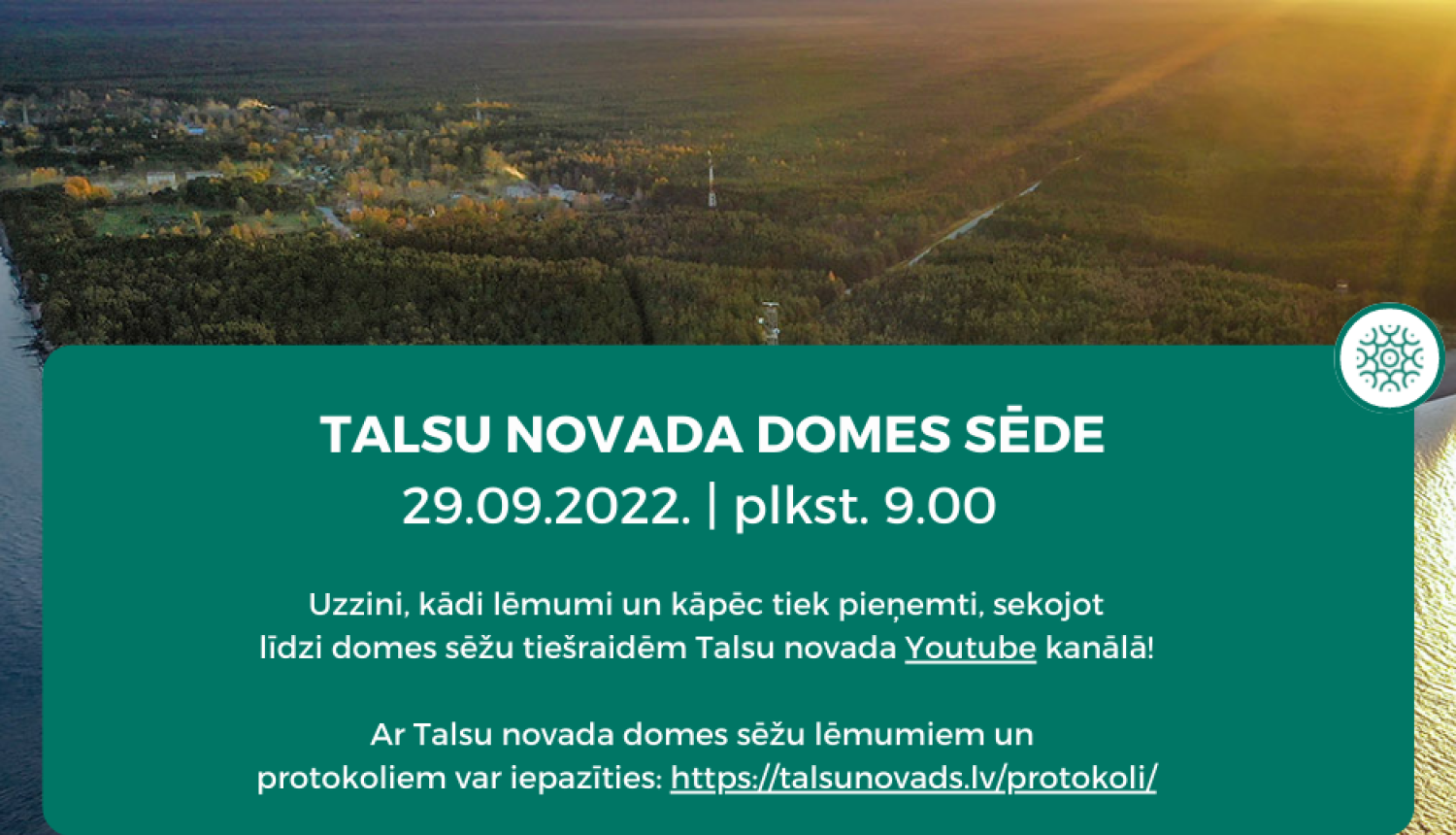 domes sēdes paziņojuma
