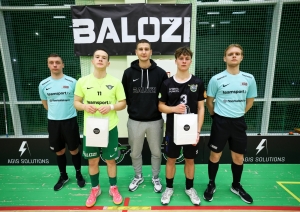 1. līgas florbola spēle pret FBK Baloži