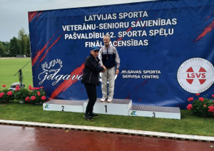 Talsu novada sportistiem panākumi Latvijas Sporta veterānu (senioru) savienības sacensībās Jelgavā