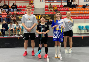 Florbola spēles U10 meitenēm Kocēnos