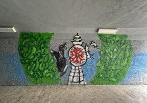Grafiti tuneļa tapšana Talsos