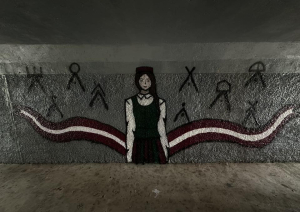 Grafiti tuneļa tapšana Talsos