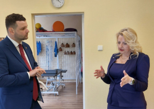 Labklājības ministra Reiņa Uzulnieka darba vizīte Talsu novadā