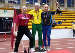Sporta veterānu-senioru savienības sacensības vieglatlētikā telpās