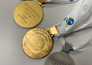 Pasaules junioru čempionāta biatlonā dalībnieku sagaidīšana