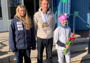 Pasaules junioru čempionāta biatlonā dalībnieku sagaidīšana