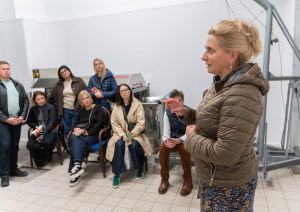 Sabiles uzņēmējus apmeklē tūrisma asociācijas biedru delegācija