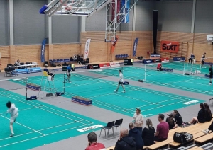 Badmintona sacensības Jūrmalā
