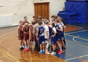 Basketbola spēle U16 grupai