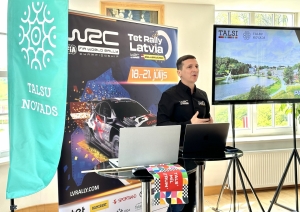 FIA pasaules rallija čempionāta (WRC) posma „Tet Rally Latvia” preses konference