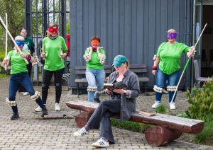 Dienvidkurzemes novada bibliotēkas komanda „Drosmīgie katalogu nindzjas”