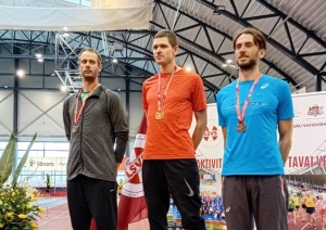 Sporta veterānu-senioru savienības sacensības vieglatlētikā telpās Kuldīgā