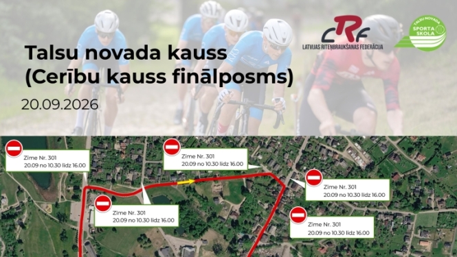 Cerību kauss Talsos karte
