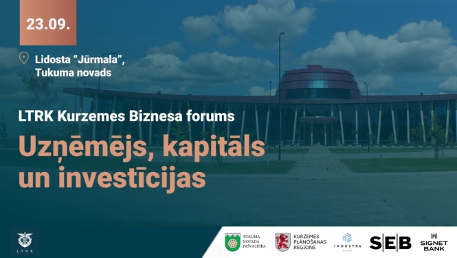 LTRK Kurzemes Biznesa foruma afiša