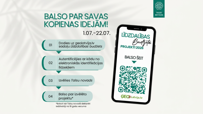 Talsu novada līdzdalības budžets