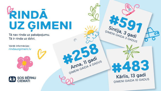 Rindā uz ģimeni