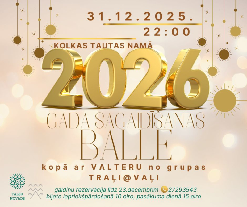 2026. gada sagaidīšanas balles Kolkā afiša