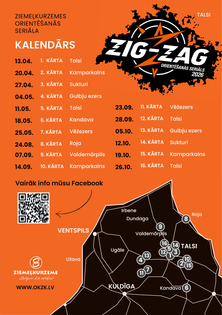Orientēšanās seriāla Zig zag afiša