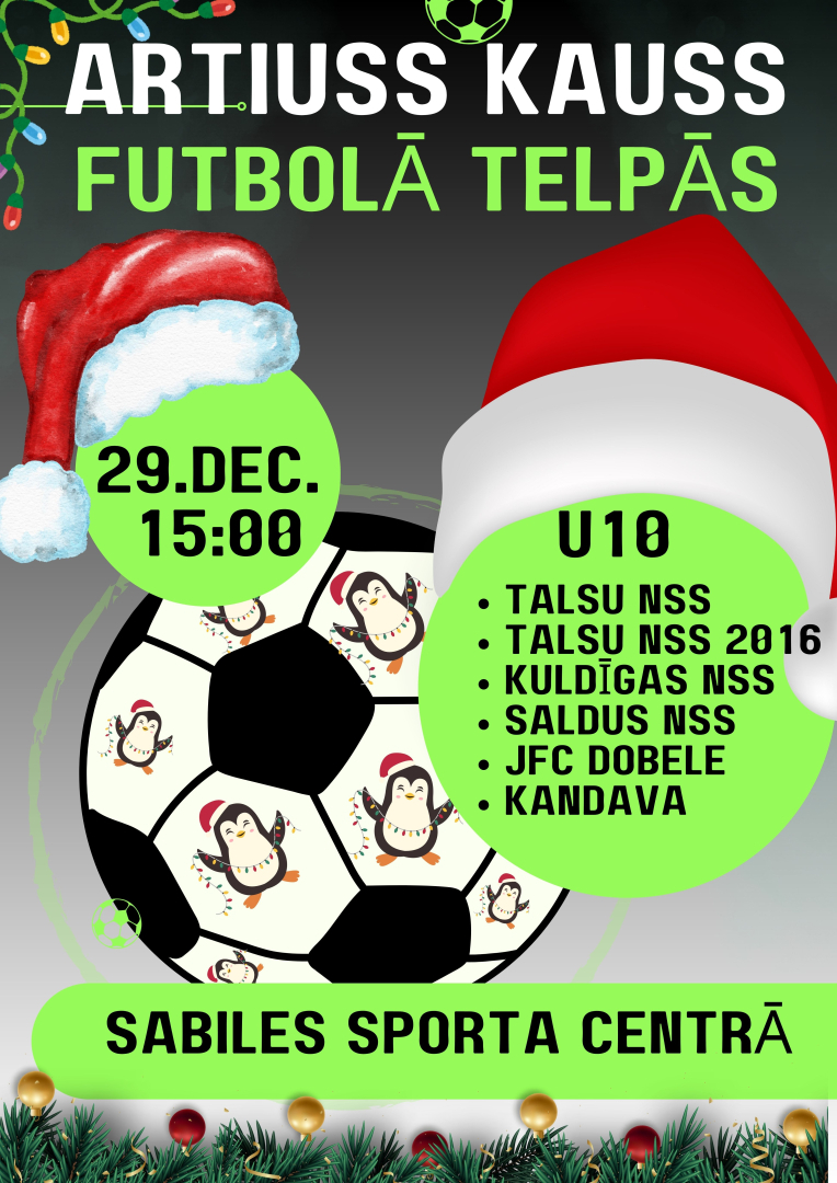 Artiusa kausa futbolā telpās afiša