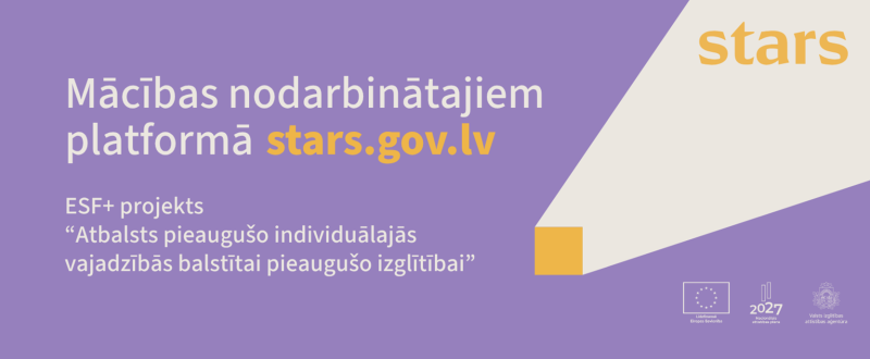 Atbalsts pieaugušo individuālajās vajadzībās balstītai pieaugušo izglītībai