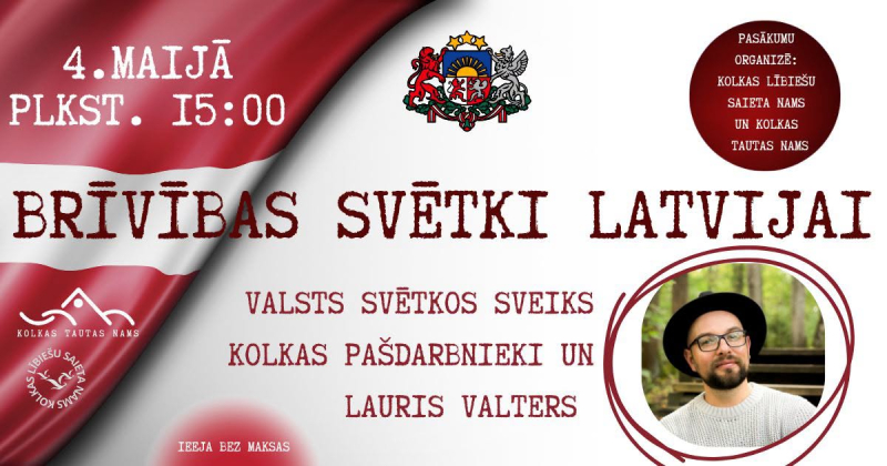 Brīvības svētku Latvijai Kolkā afiša