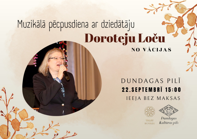 Dorotejas Ločas koncerta afiša