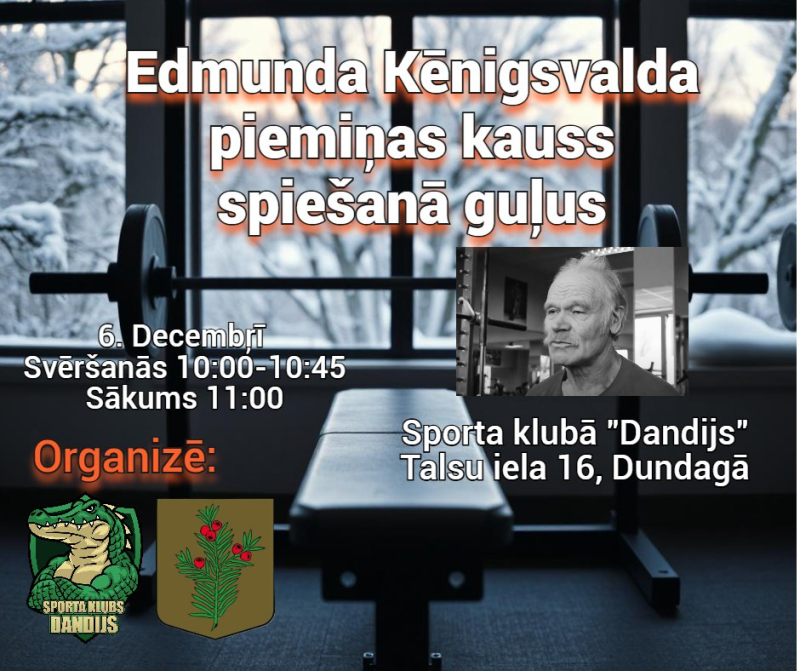 Edmunda Kēnigsvalda piemiņas kausa afiša