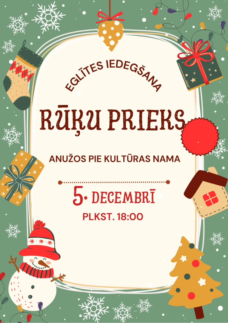 Eglītes iedegšanas Anužos afiša